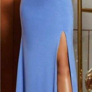 Elegant Blue Women's Maxi Dress